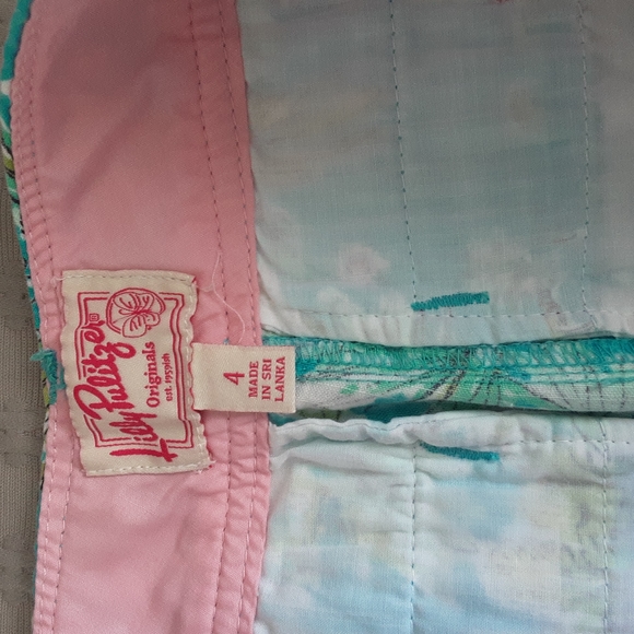 Lilly Pulitzer Retired Jungle Pineapple Tiger Print Shorts - Picture 6 of 7